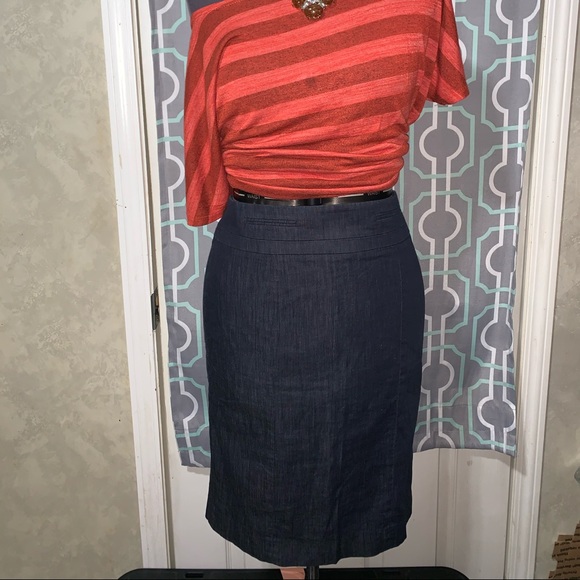 Loft Ann Taylor denim skirt - Picture 6 of 11